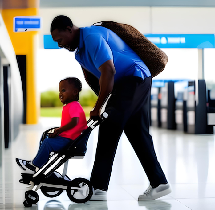 Sleepy Soaring: A Wheelchair Adventure Through Airport Customs